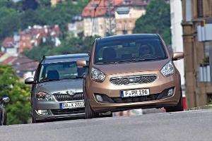 Kia Venga und Skoda Roomster
