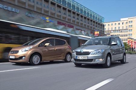 Kia Venga, Skoda Roomster