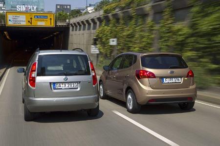 Kia Venga, Skoda Roomster