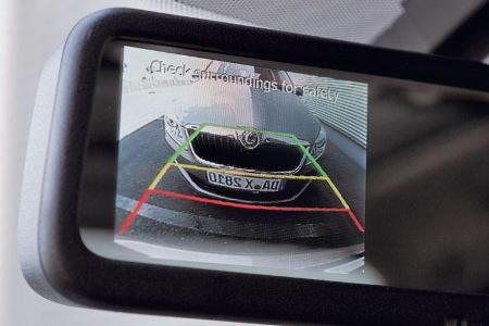 Kia Venga, Innenspiegel, Rückfahrkamera