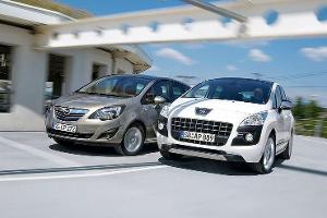 Opel Meriva gegen Peugeot 3008