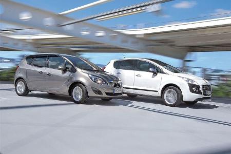 Opel Meriva, Peugeot 3008