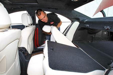 Mercedes CLS, Fond, Rückbank