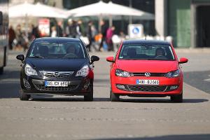 Opel Corsa 1.3 CDTI und VW Polo 1.6 TDI