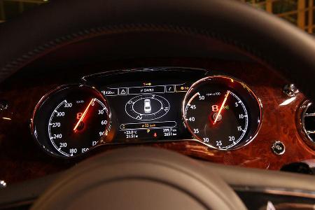Bentley Mulsanne, Detail, Tacho, Instrumente