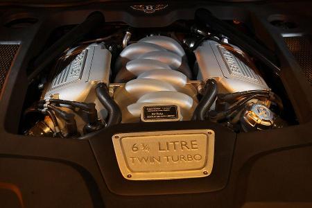 Bentley Mulsanne, Detail, Motor, Motorraum