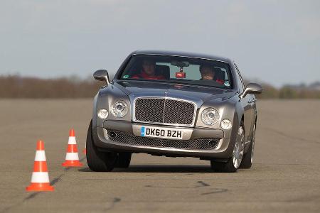Bentley Mulsanne, Fahrt, Frontansicht, Teststrecke