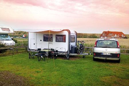 Caravan-Einsteiger, Camping