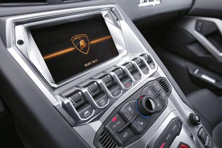 Lamborghini Aventador, Detail, Bedienelemente