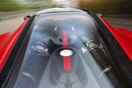 Ferrari LaFerrari, Motorabdeckung