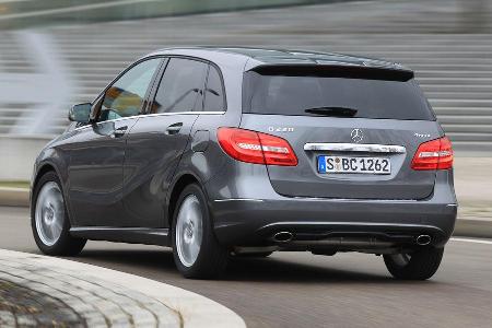 Mercedes B 220 4MATIC, Heckansicht
