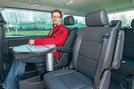 VW Multivan 2.0 BiTDI, Fondsitz, Tisch