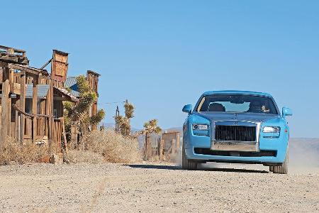 Rolls-Royce Ghost, Frontansicht, Gold Point