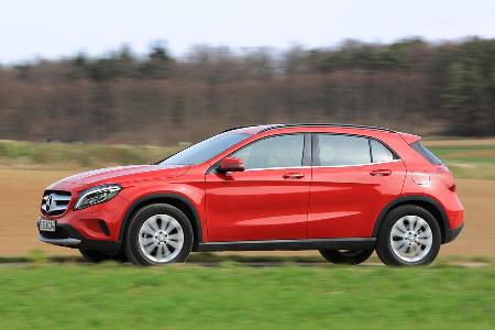 Mercedes GLA 200, Seitenansicht