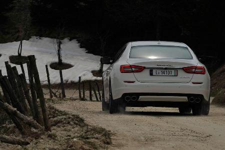 Maserati Quattroporte Diesel, Heckansicht