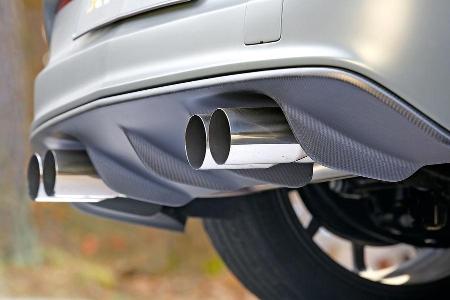 Opel Astra OPC Extreme, Auspuff, Endrohre