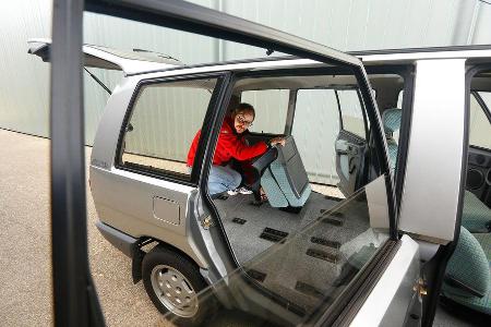 Renault Espace 2000 TSE, Sitze, Umklappen
