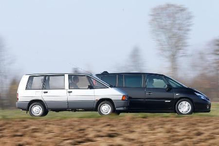 Renault Espace, Modellvarianten, Seitenansicht