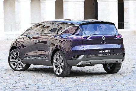Renault Espace V, Heckansicht