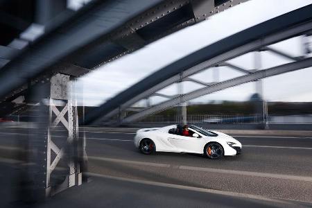 McLaren 650S Spider, Seitenansicht