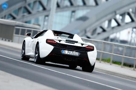 McLaren 650S Spider, Heckansicht