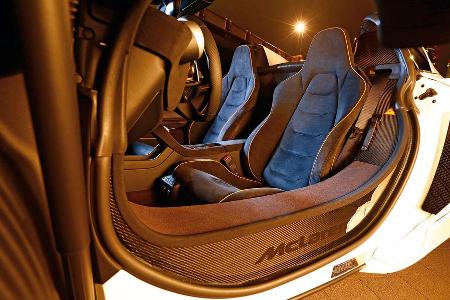 McLaren 650S Spider, Schalensitze