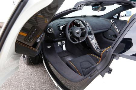 McLaren 650S Spider, Cockpit, Seitentre