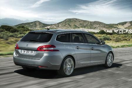 Peugeot 308 SW, Heckansicht