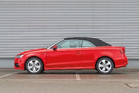Audi A3 Cabrio 1.8 TFSI, Seitenansicht, Verdeck ffnet