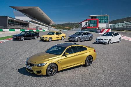BMW M3, BMW M4, Generationen BMW M3, BMW M4, Generationen