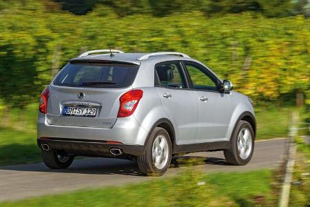 SsangYong Korando e-XDi 200, Heckansicht