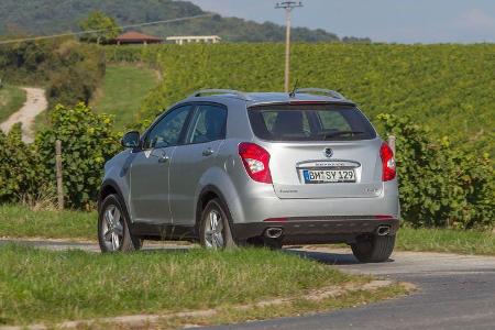 SsangYong Korando e-XDi 200, Heckansicht