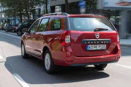 Dacia Logan MCV TCe 90, Heckansicht