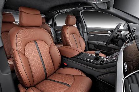 08/2013 Audi A8 facelift Sperrfrist 21.8.2013 S8 Innenraum
