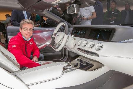 Sitzprobe Mercedes S-Klasse Coupé Concept