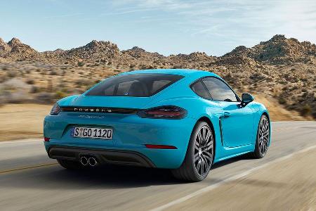 Porsche 718 Cayman Sperrfrist 25.4.2016