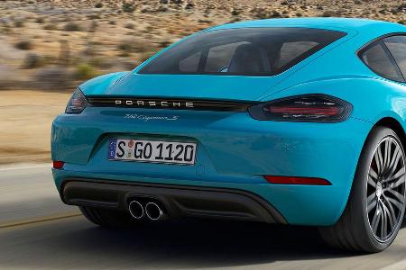 Porsche 718 Cayman Sperrfrist 25.4.2016