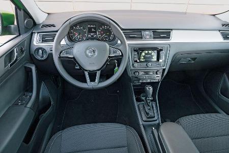 Skoda Rapid Spaceback 1.4 TSI, Cockpit