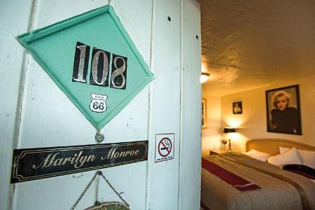 Motel-Türe