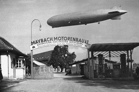 Die Verbindung von Zeppelin und Maybach ist schon fast ein Jahrhundert alt: Maybach fertigte die Motoren für die legendären ...