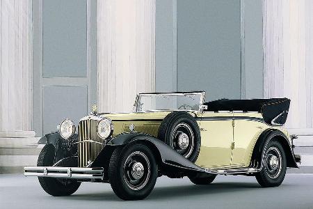 Maybach Zeppelin DS 8: Die Höchstgeschwindigkeit liegt bei bis zu 170 km/h, der Verbrauch bei 25 bis 30 Litern.