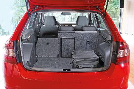 Skoda Rapid Spaceback, Kofferraum