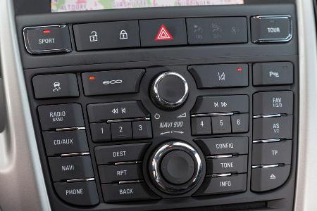 Opel Astra 1.6 SIDI Turbo, Mittelkonsole