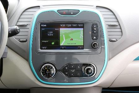 Renault Captur TCe 120, Mittelkonsole