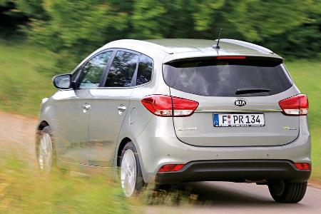 Kia Carens 1.6 GDi, Heckansicht