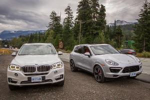 BMW X5 und Porsche Cayenne im Fahrbericht