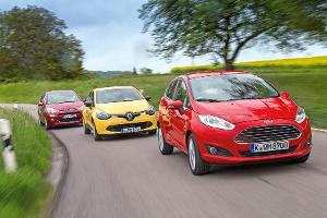 Citroën C3 VTi 82, Ford Fiesta 1.0, Renault Clio 1.2 16V 75