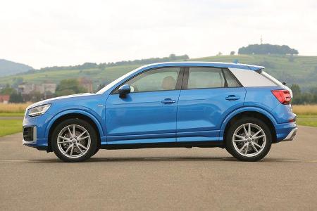 Audi Q2, Seitenansicht