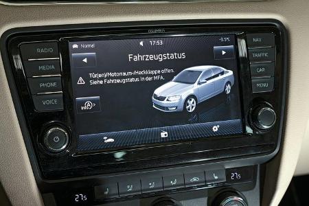 Skoda Octavia, Bildschirm, Navi