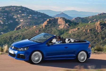 VW Golf R Cabriolet, Seitenansicht VW Golf R Cabriolet, Seitenansicht